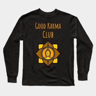 Good karma club lotus flower Long Sleeve T-Shirt